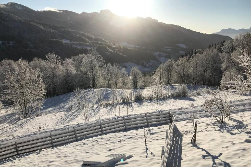 Les Maisons De La Glappaz Mégevette Exteriör bild